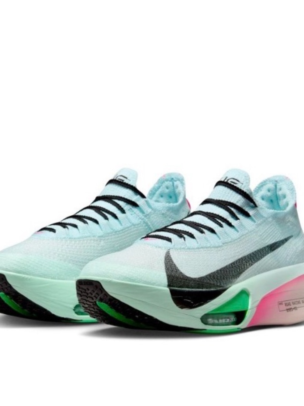 Nike Women’s Mint/Black/Pink Zoom Running Shoes